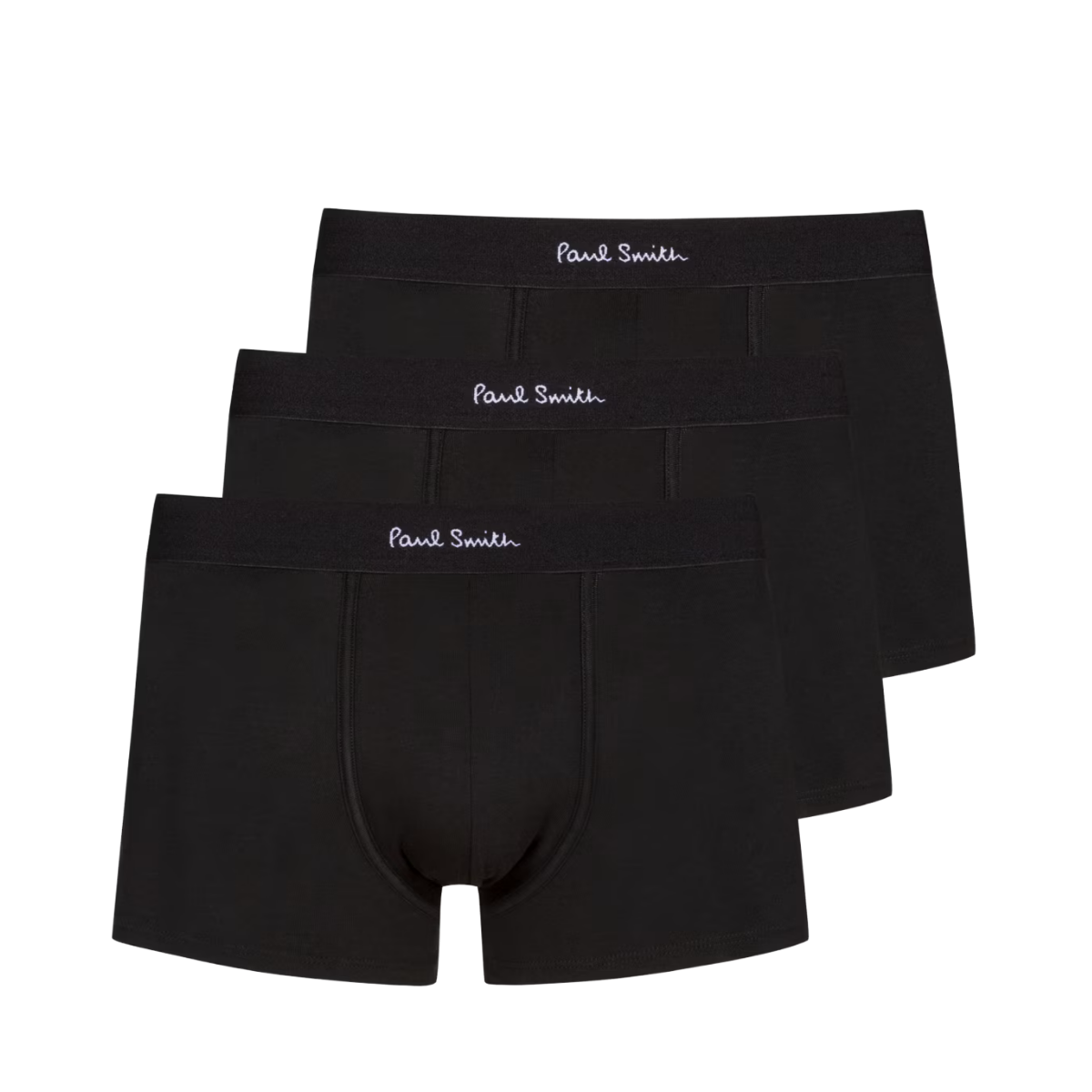 Trunk 3 Pack Plain - Black