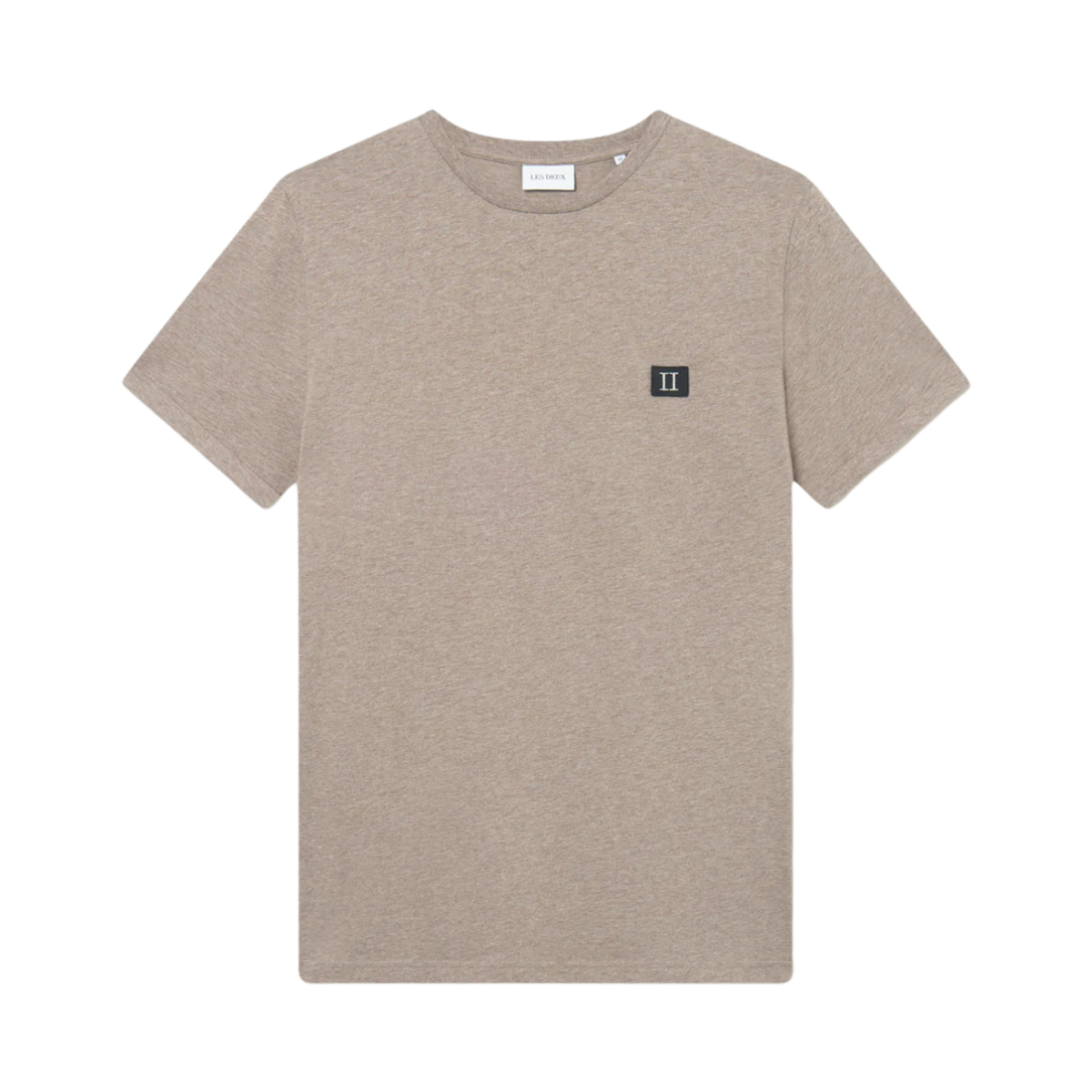 Piece T-Shirt - Walnut Melange/Black/Light Sand