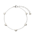 Bracelet hearts - Silver