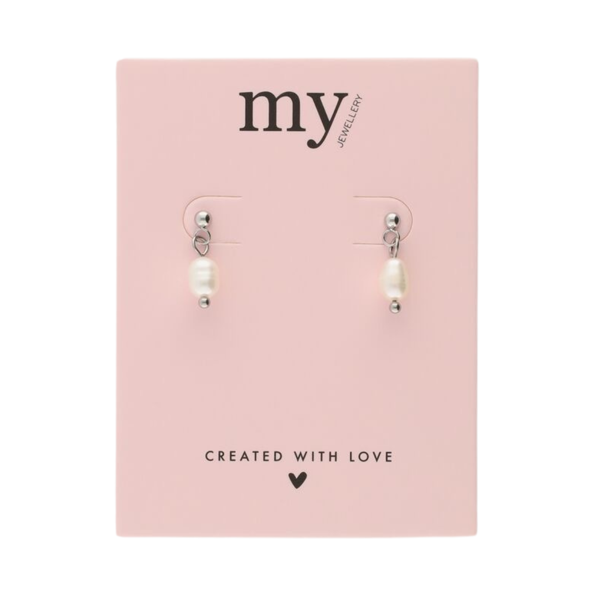 Studs freshwater pearl - Silver