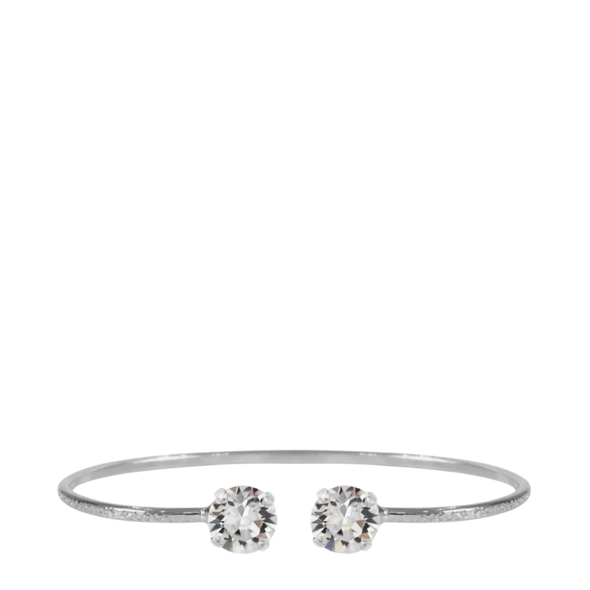 Classic Petite Bracelet Rhodium - Crystal Rhodium