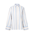 Classic Poplin Shirt - Sky Blue Stripe