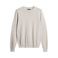 Keane Merino Crew Neck Sweater - Beige