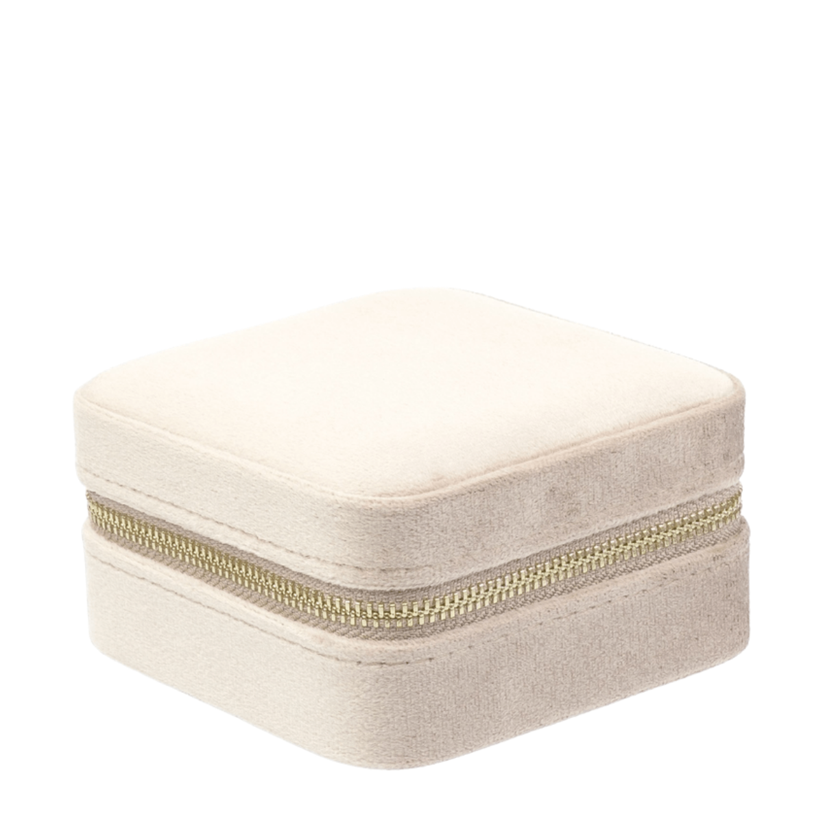 Velvet Jewellery Box Mini - Dark Sand
