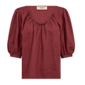 MMTaissa Linen Blouse - Red