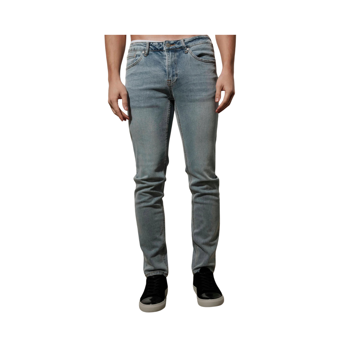 Ryan Slim Fit Jeans - Mid Blue