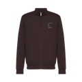 Sweat Zip Jacket - Blackbrown