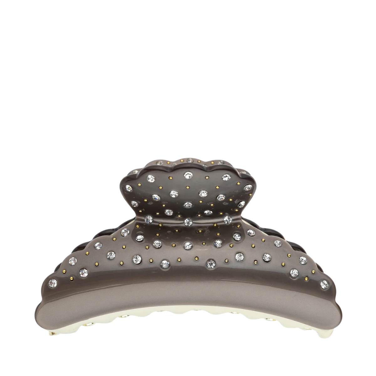 Crystal Hair Claw X Large - Soft Brown