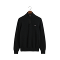 Casual Cotton Halfzip - Black