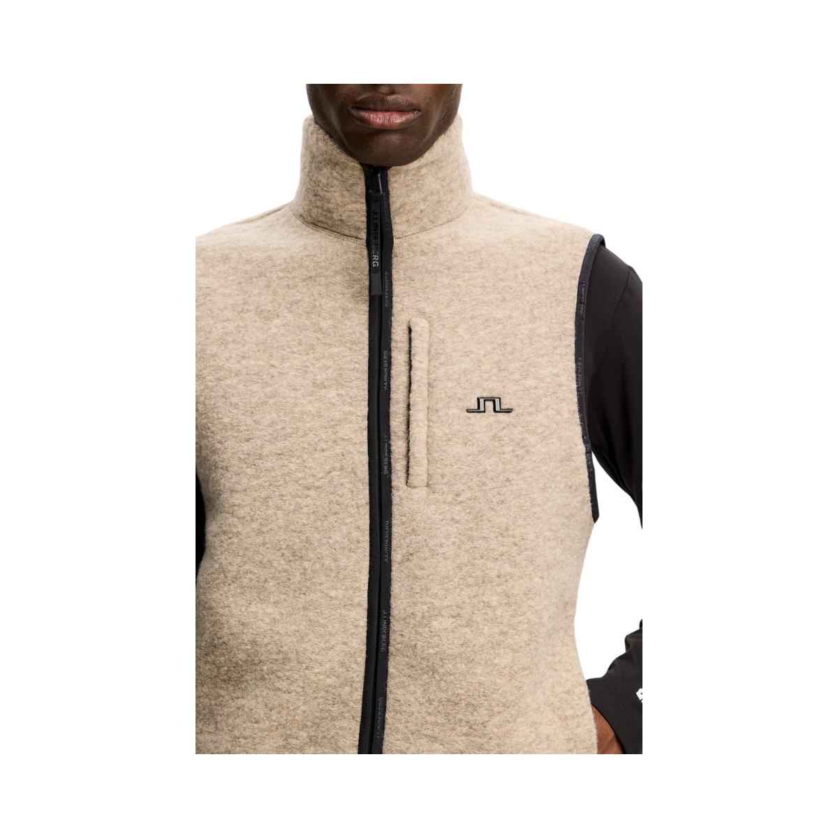 Duncan Wool Fleece Vest - Moonbeam