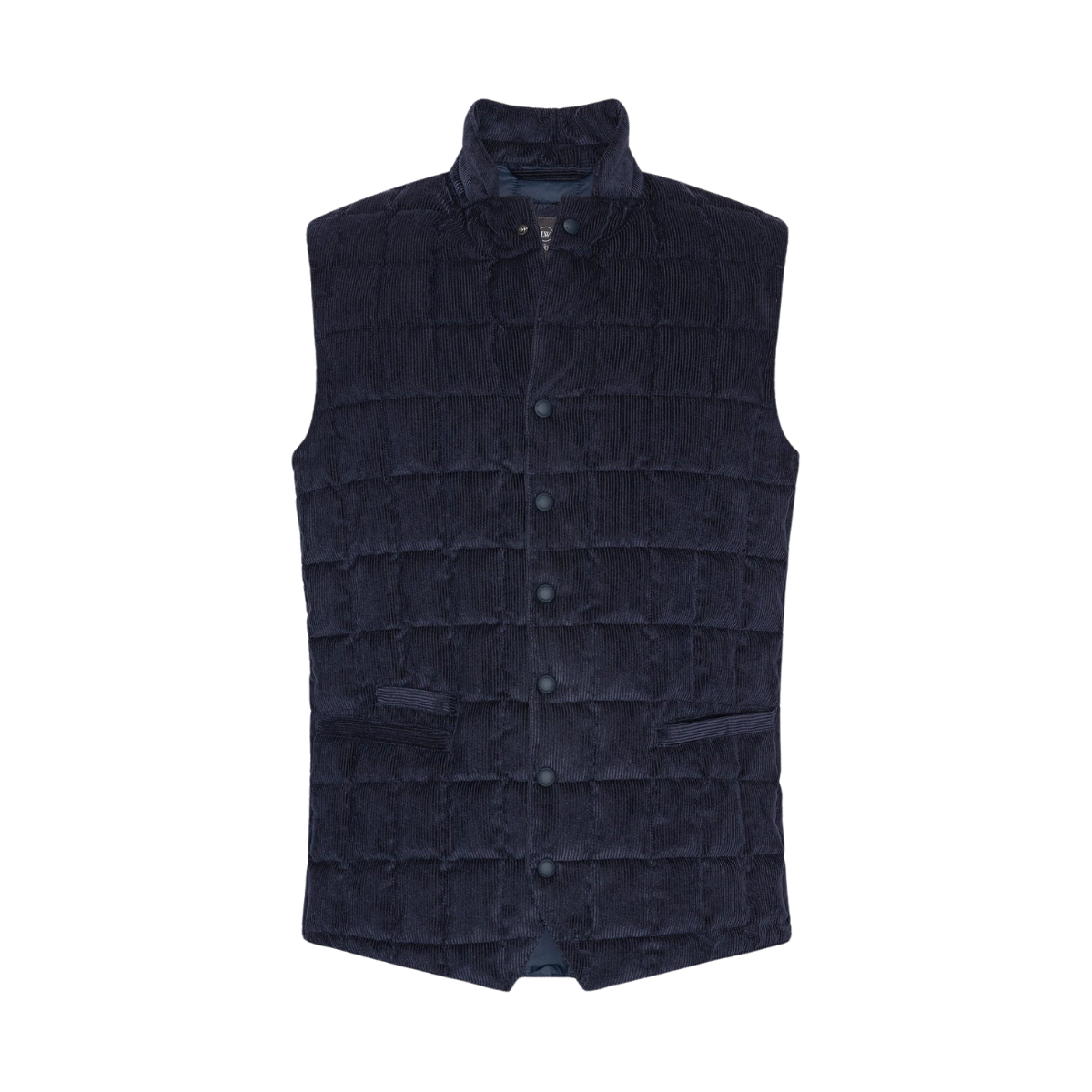 Tech Cord Vest - Navy