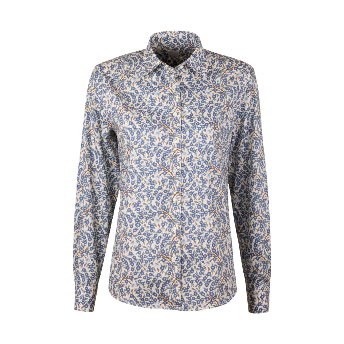 Siri Shirt - Blue Pattern