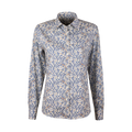 Siri Shirt - Blue Pattern