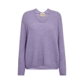 Thora V-Neck Knit - Violet Tulip