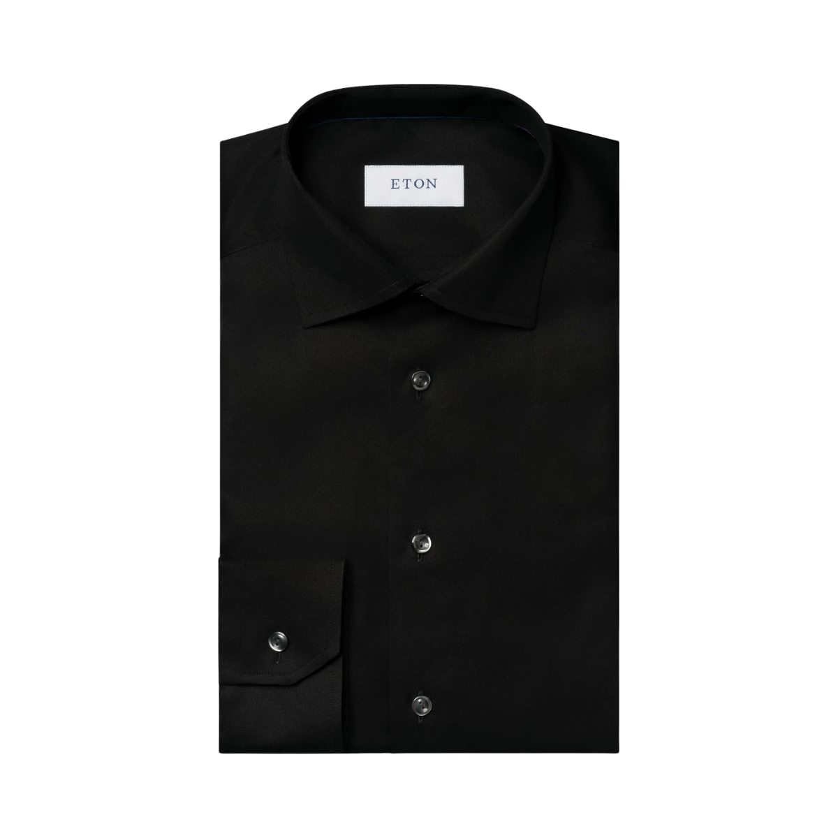 Signature Twill Shirt Cut Away Slim - Black