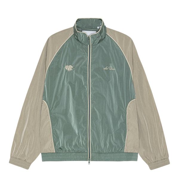 Shiny Crisp Track Jacket - Tea Green
