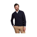 Merino Structure Polo - Navy
