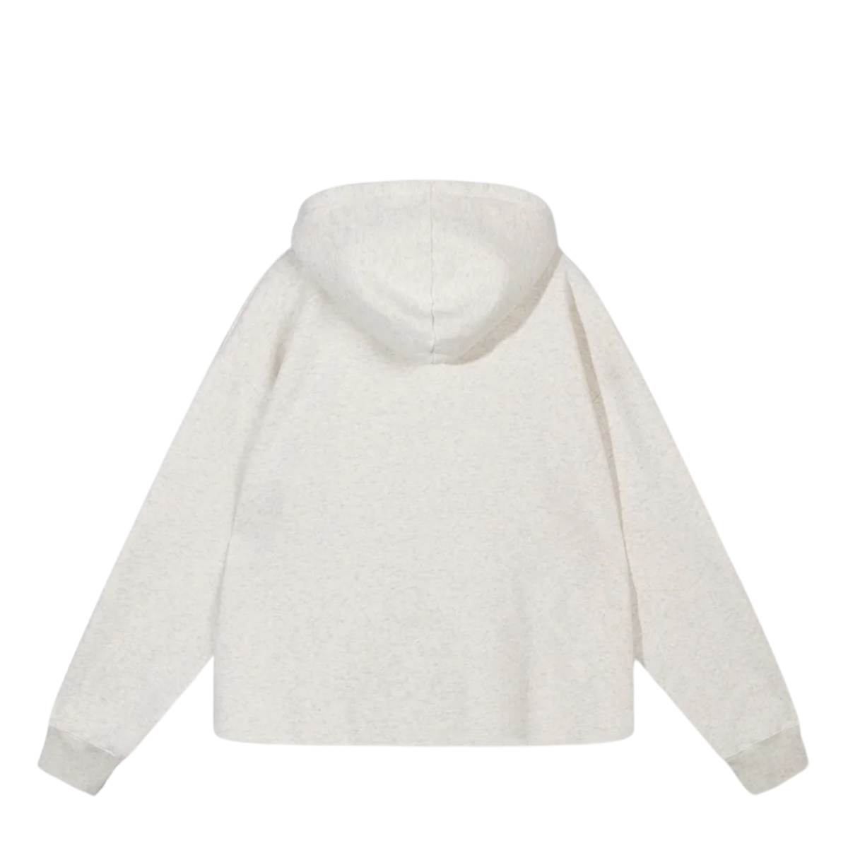 The statement Logo hoodie - Soft white melee