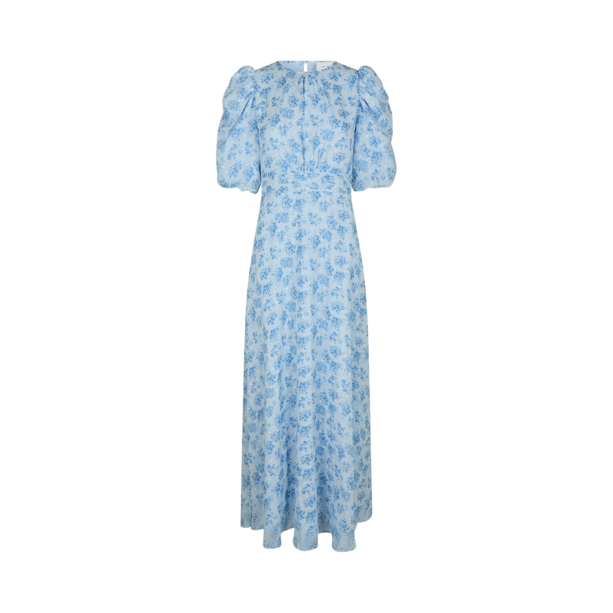 Kikka Chiffon Flower Dress - Light Blue