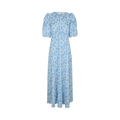 Kikka Chiffon Flower Dress - Light Blue