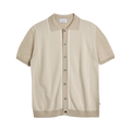 5629  Polo Shirt - Light Beige Pattern