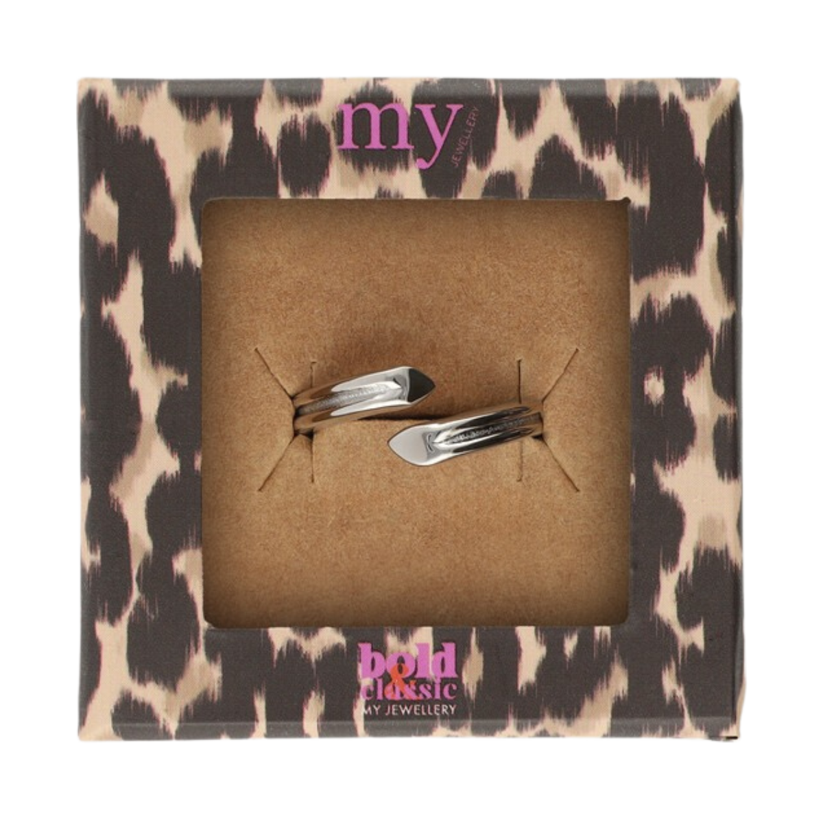 Ring double heart OS - 1500 Silver