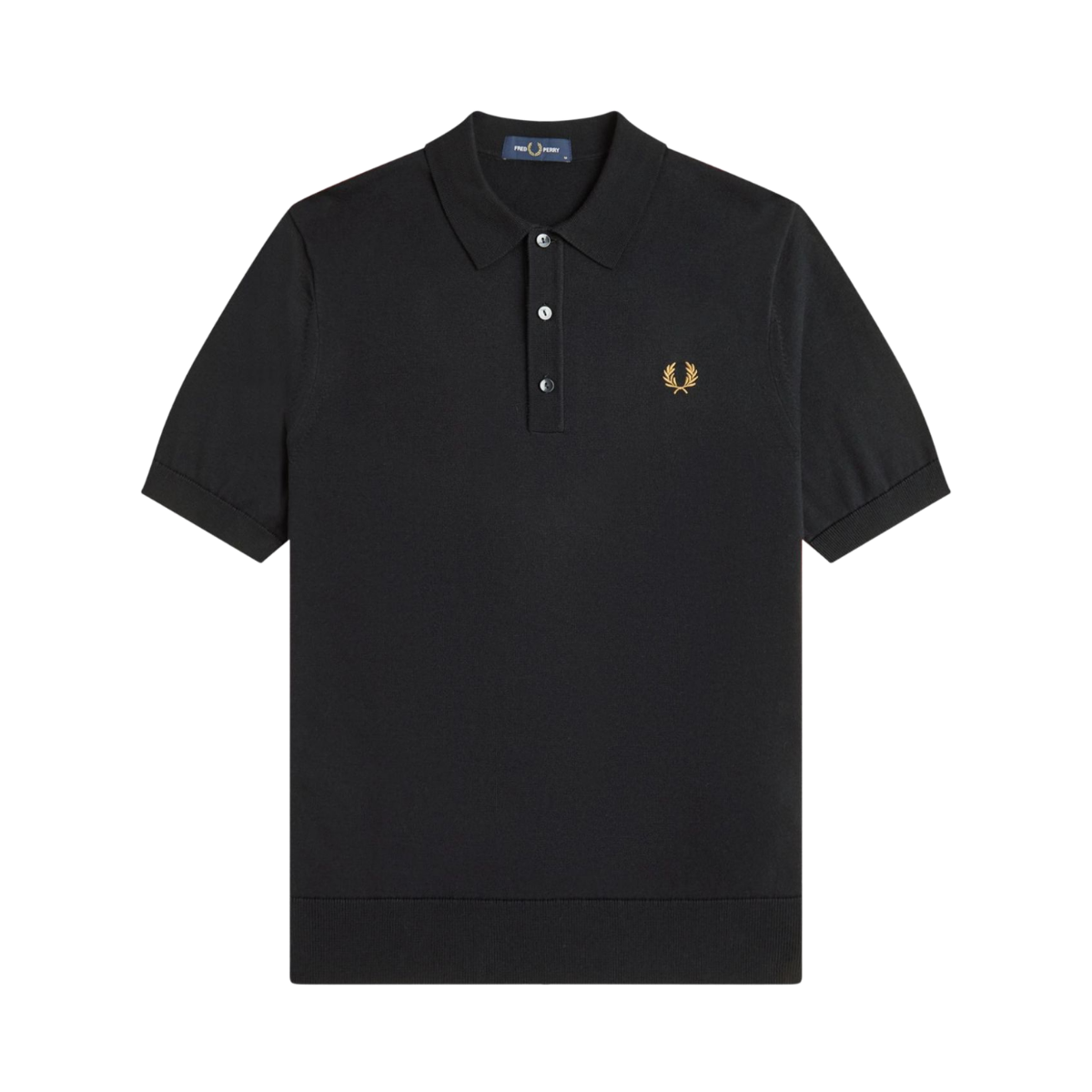 Cotton Knitted Shirt - Black