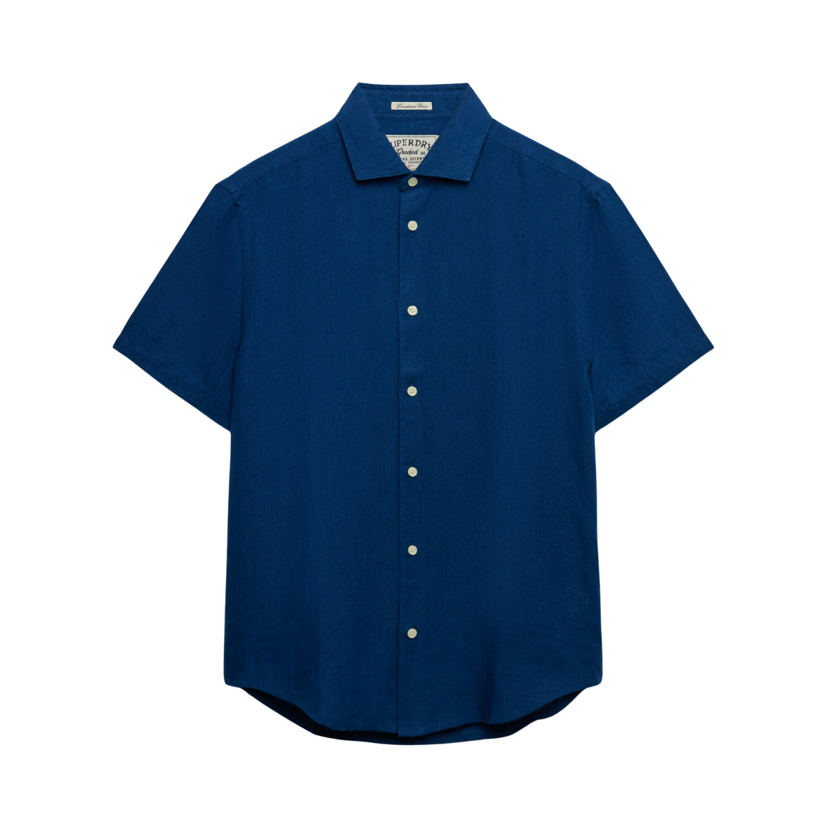 Riviera S/S Linen Shirt - French Blue