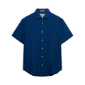 Riviera S/S Linen Shirt - French Blue
