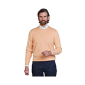 Crew Neck Knit E-Patch - Light Orange