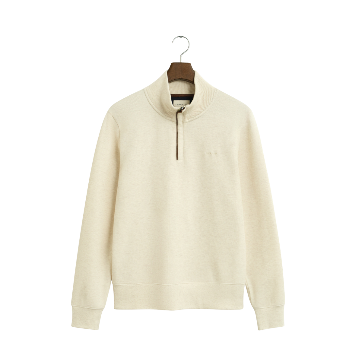 Sacker Rib Half Zip - Cream