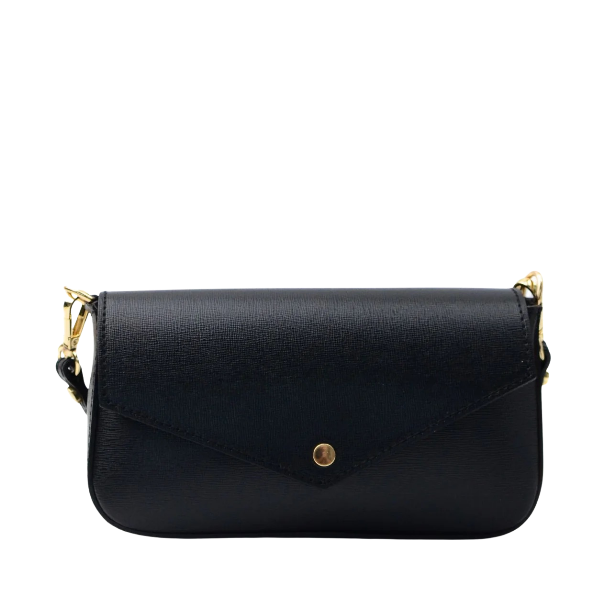 Mini Envelope Leather - Black