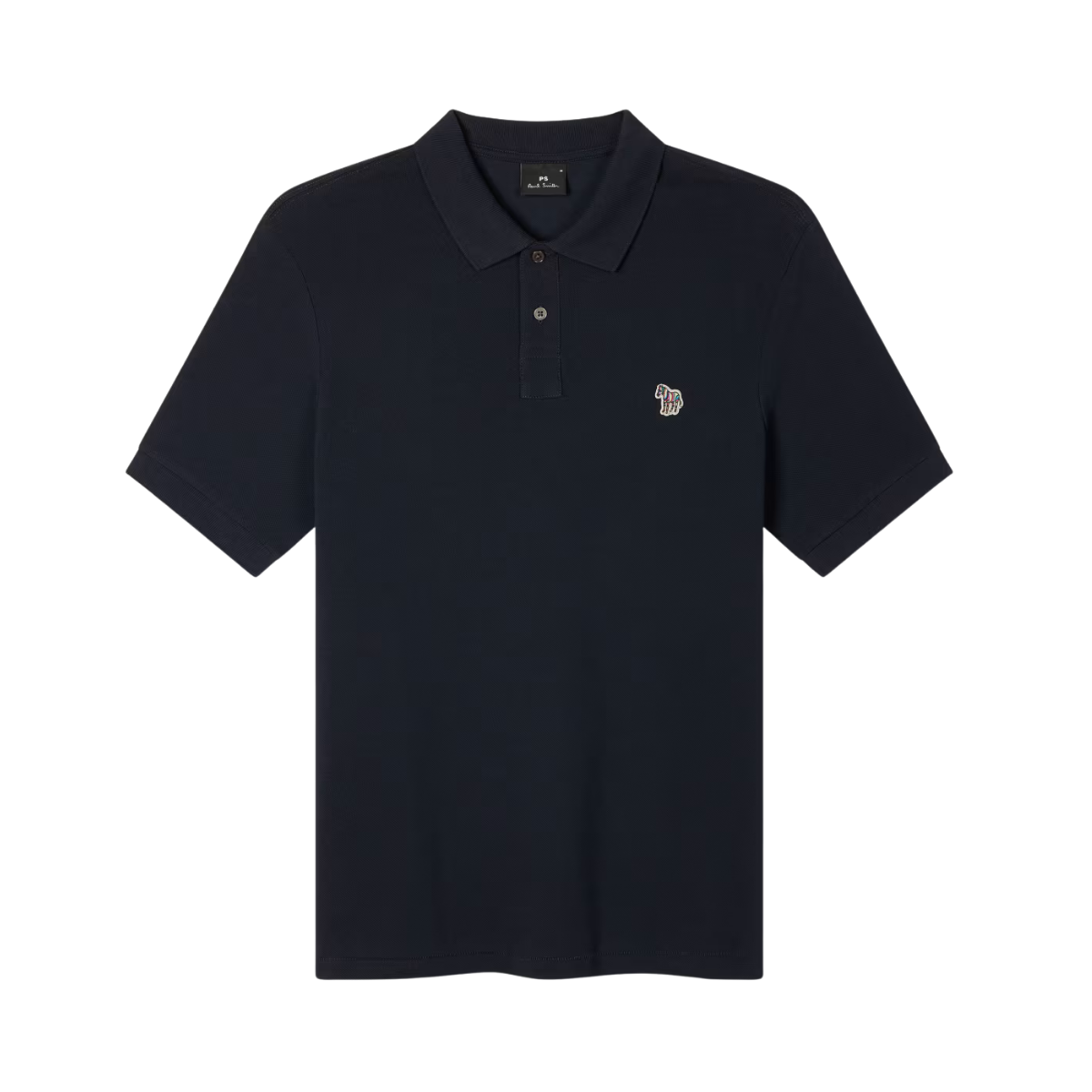 Reg Fit SS Polo Shirt Zebra - Dark Navy