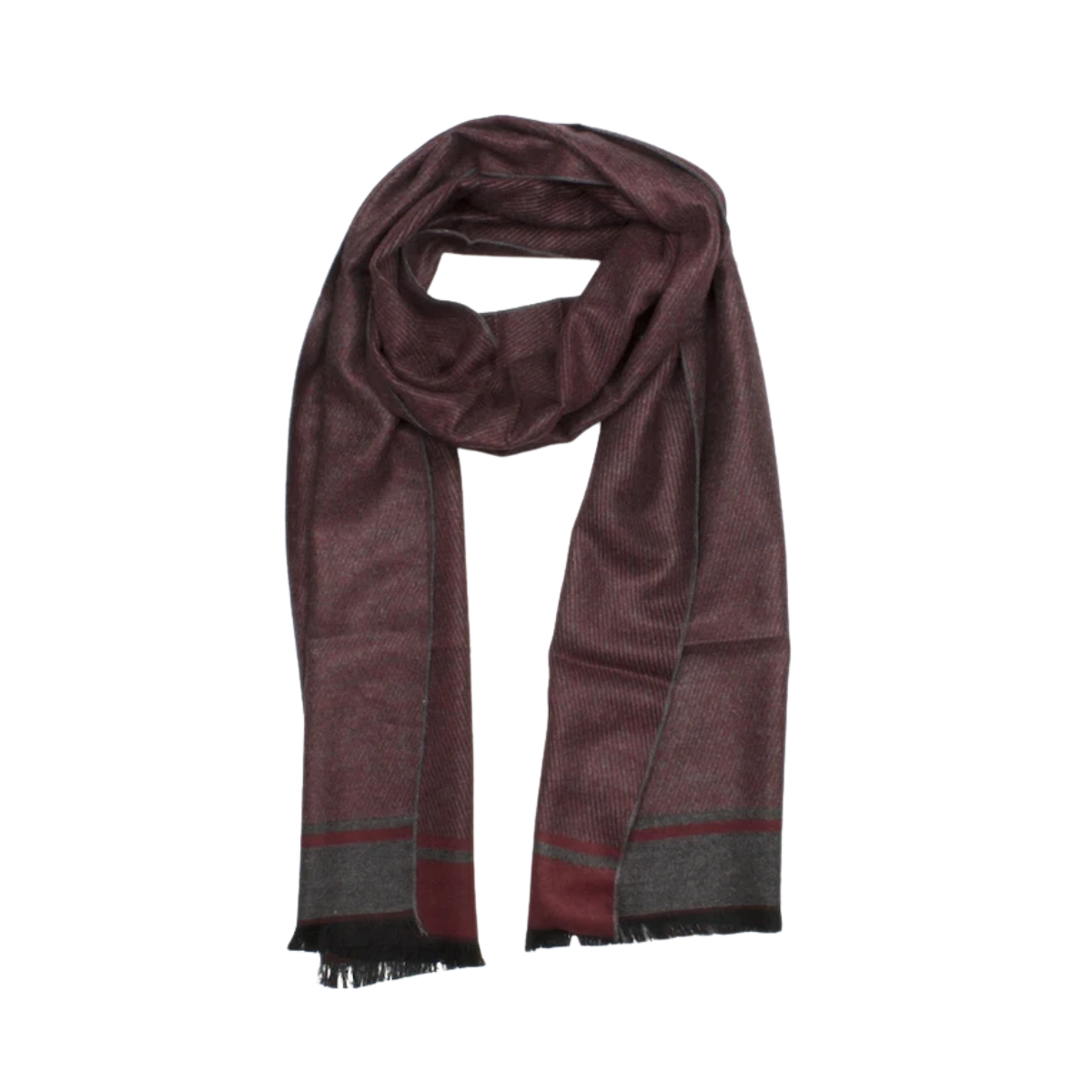 Leper Scarf - Burgundy