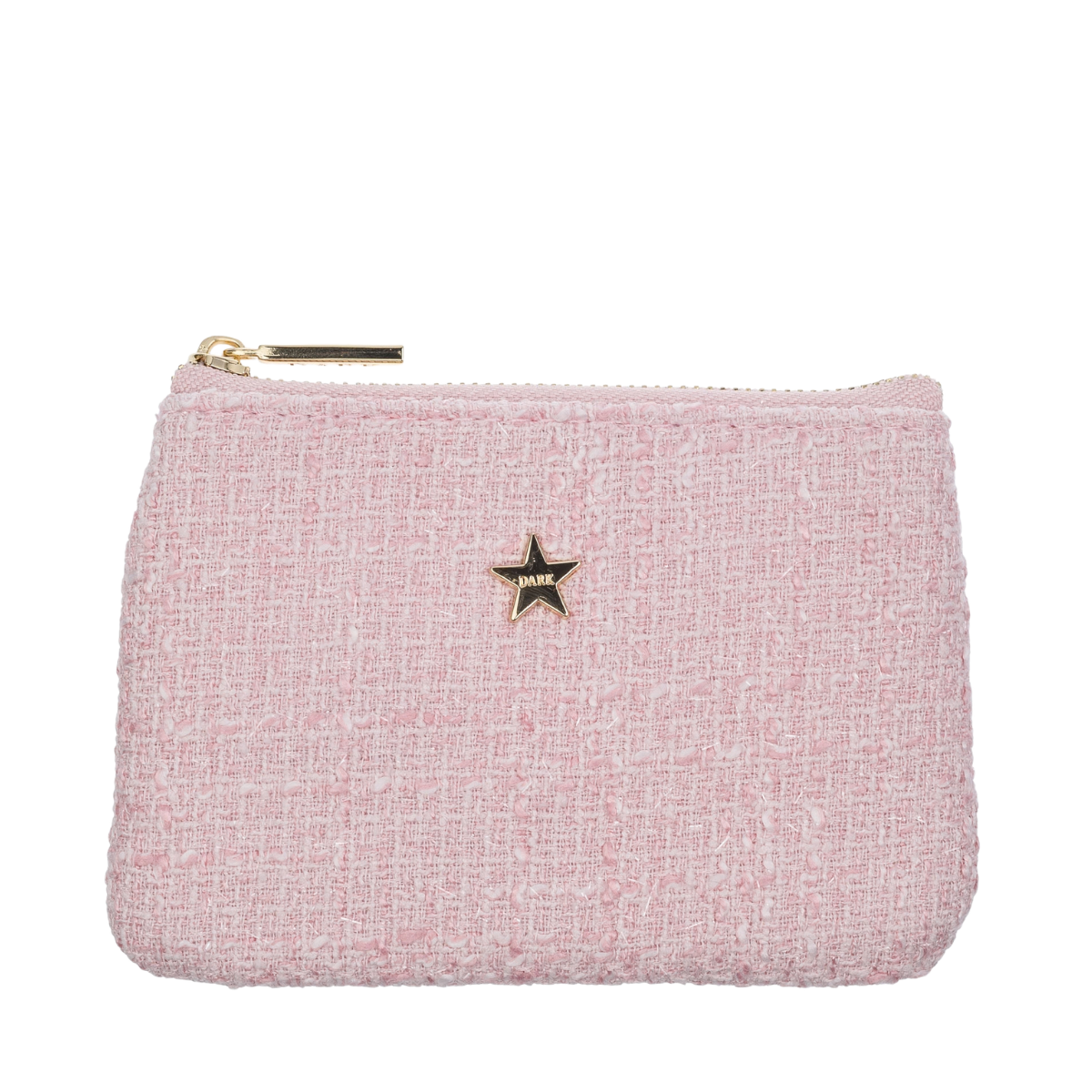 Tweed Mini Pouch - Cotton Candy