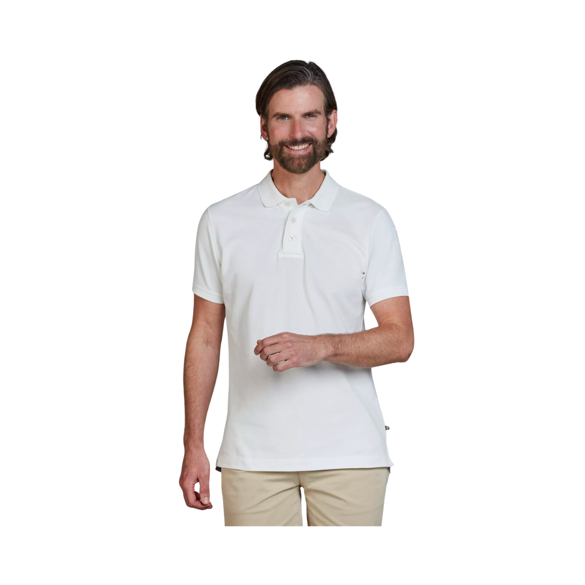 Rough Style Polo - White