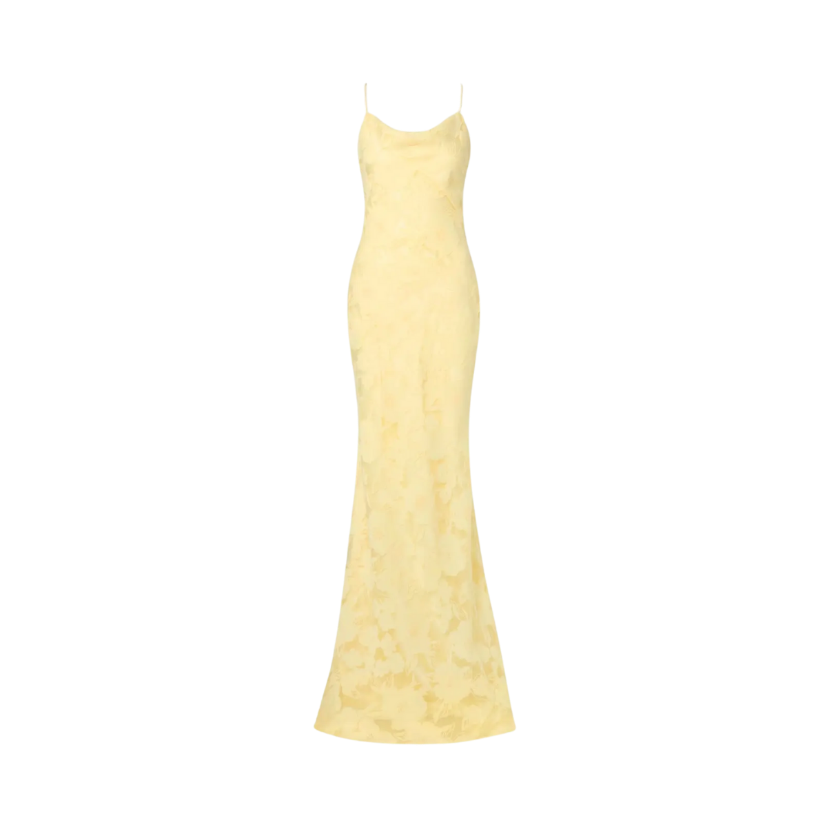 Sorelle Lace Slip Maxi Dress - Light Lemon