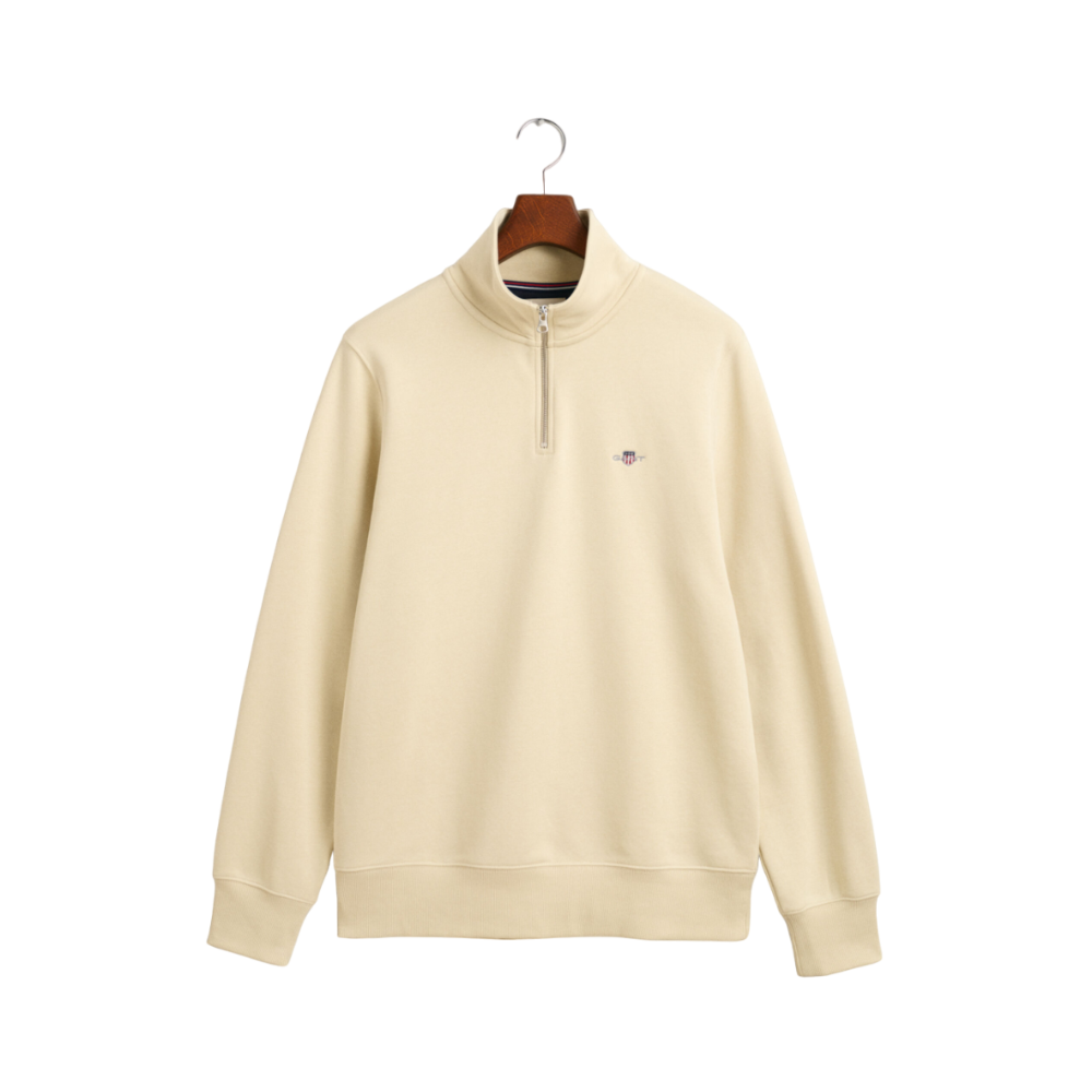 Reg Shield Half Zip Sweat - Beige