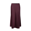 YASPella Highwaist Midi Skirt - Fig