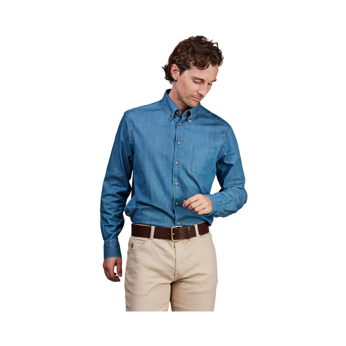 INDIGO CLASSIC SHIRT - Blue