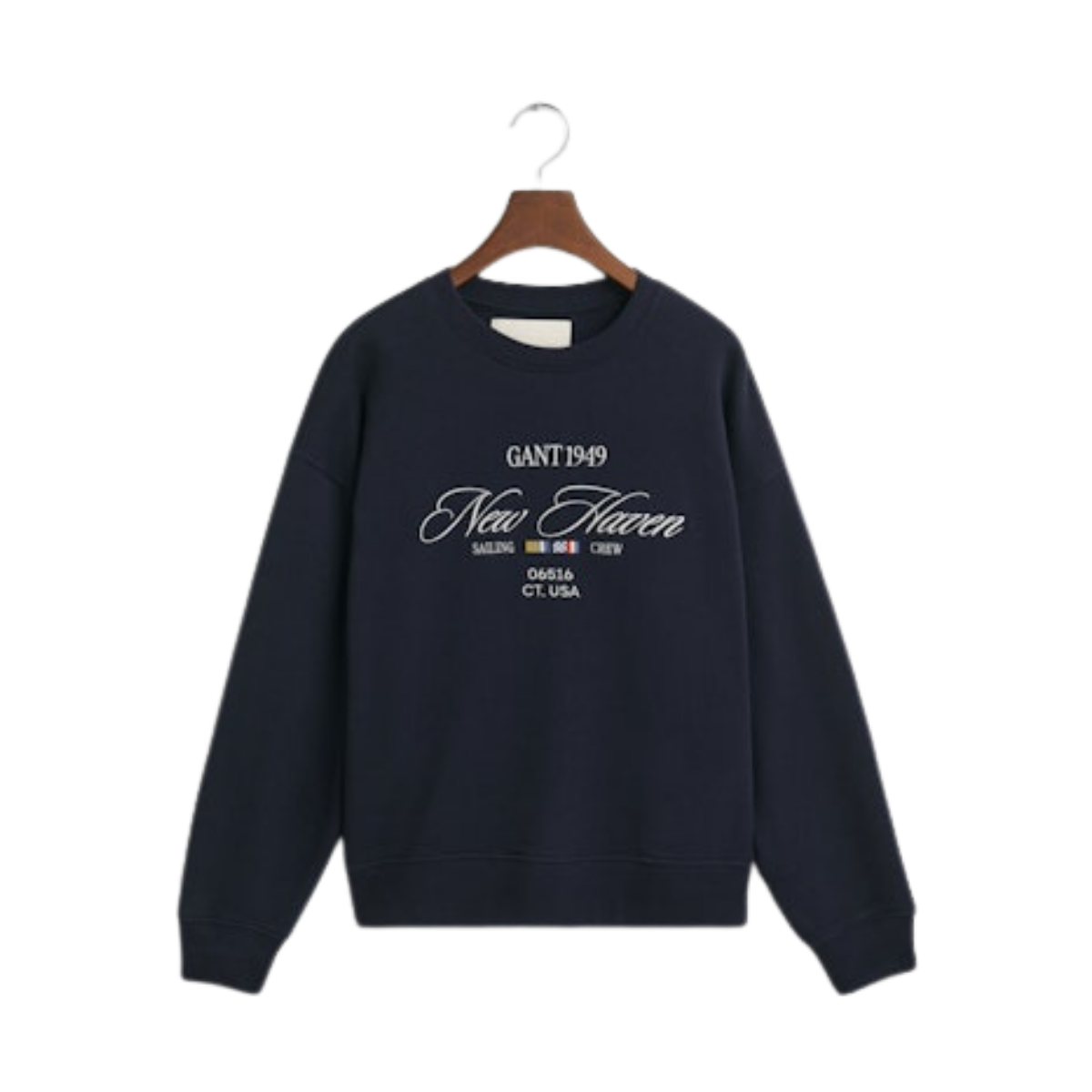 Graphic C-Neck Sweat - 433 Evening Blue