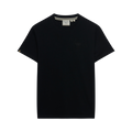 Essential Stacked Logo Emb Tee - Black/Black