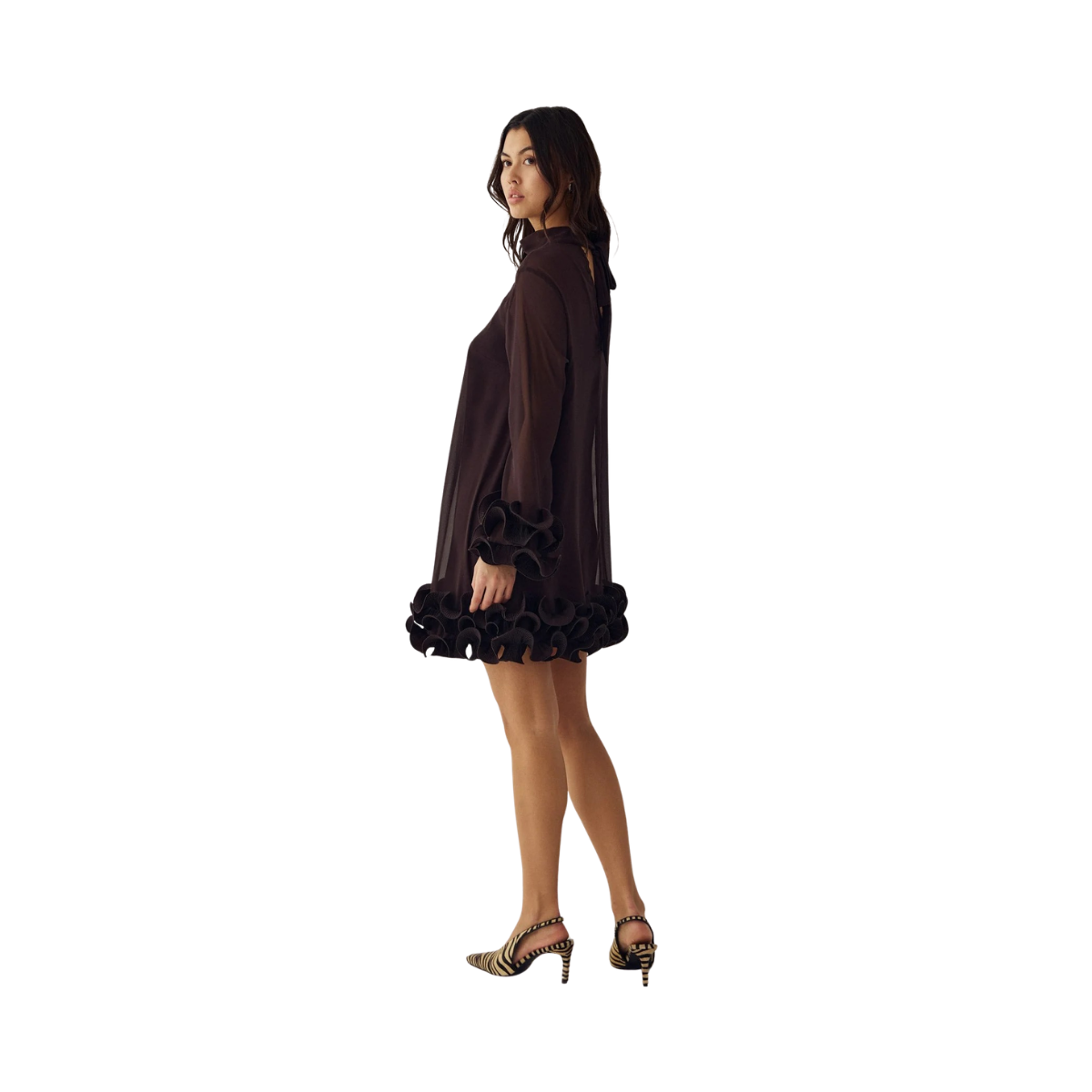 Latania Dress - Chocolate
