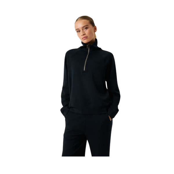 Studio Soft Halfzip Sweatshirt - Black Beauty