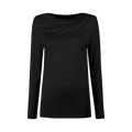 Milani Jersey Draped Longsleeves - 600 Black