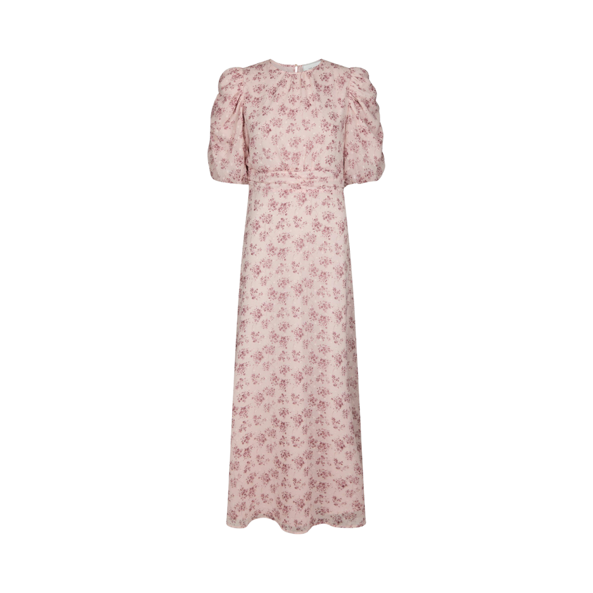 Kikka Chiffon Flower Dress - Rose
