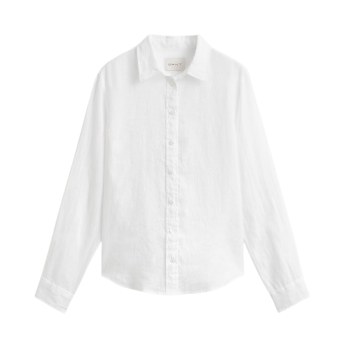 Reg Linen LS Shirt - White