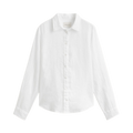 Reg Linen LS Shirt - White