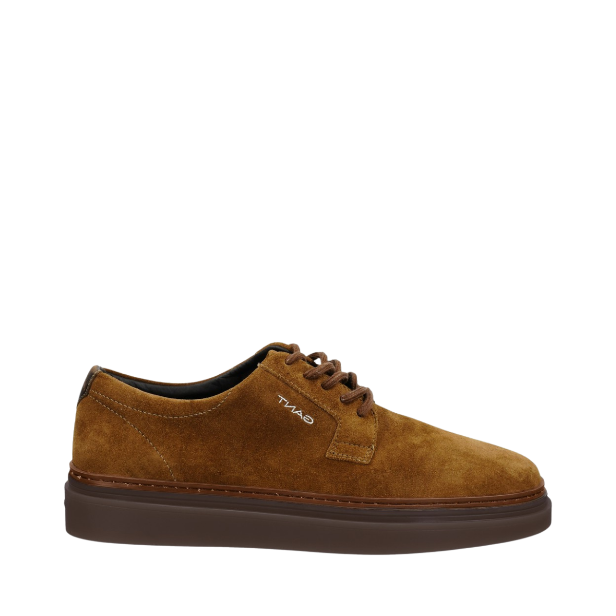 Kinzoon Low Lace Shoe - Warm Khaki/Dk Brown