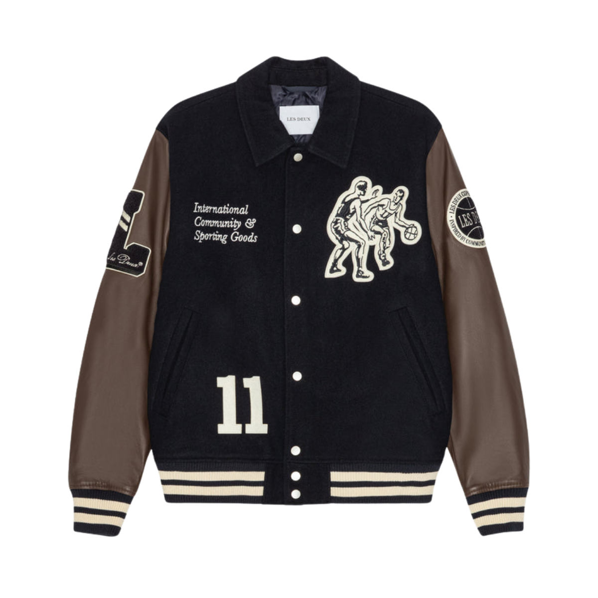 Basket Varsity Wool Jacket - 460 Dark Navy Blue